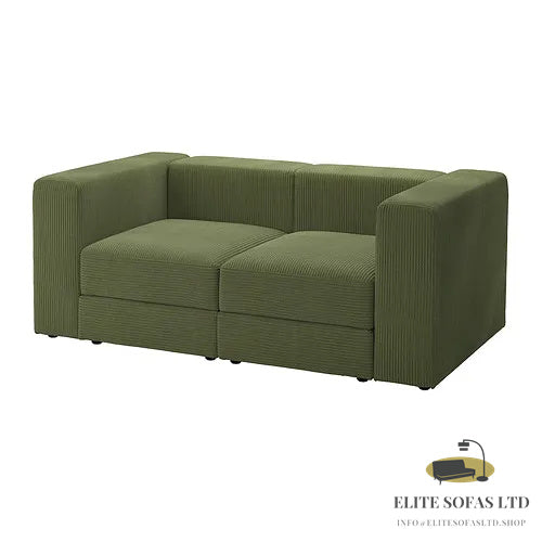 ELITE SOFAS 2-seat modular sofa, Samsala dark yellow-green