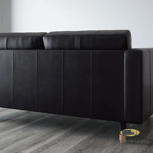 ELITE SOFAS 4-seat sofa with chaise longues, Grann/Bomstad black/wood