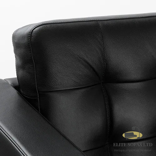 ELITE SOFAS 4-seat sofa with chaise longues, Grann/Bomstad black/wood